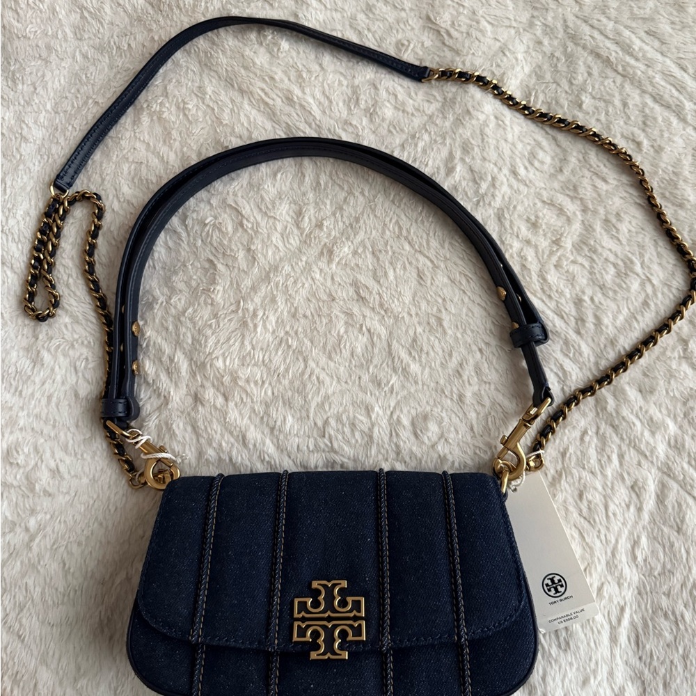 Tory Burch Black Crossbody Bag denim